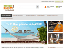 Tablet Screenshot of boutique-rhum.com
